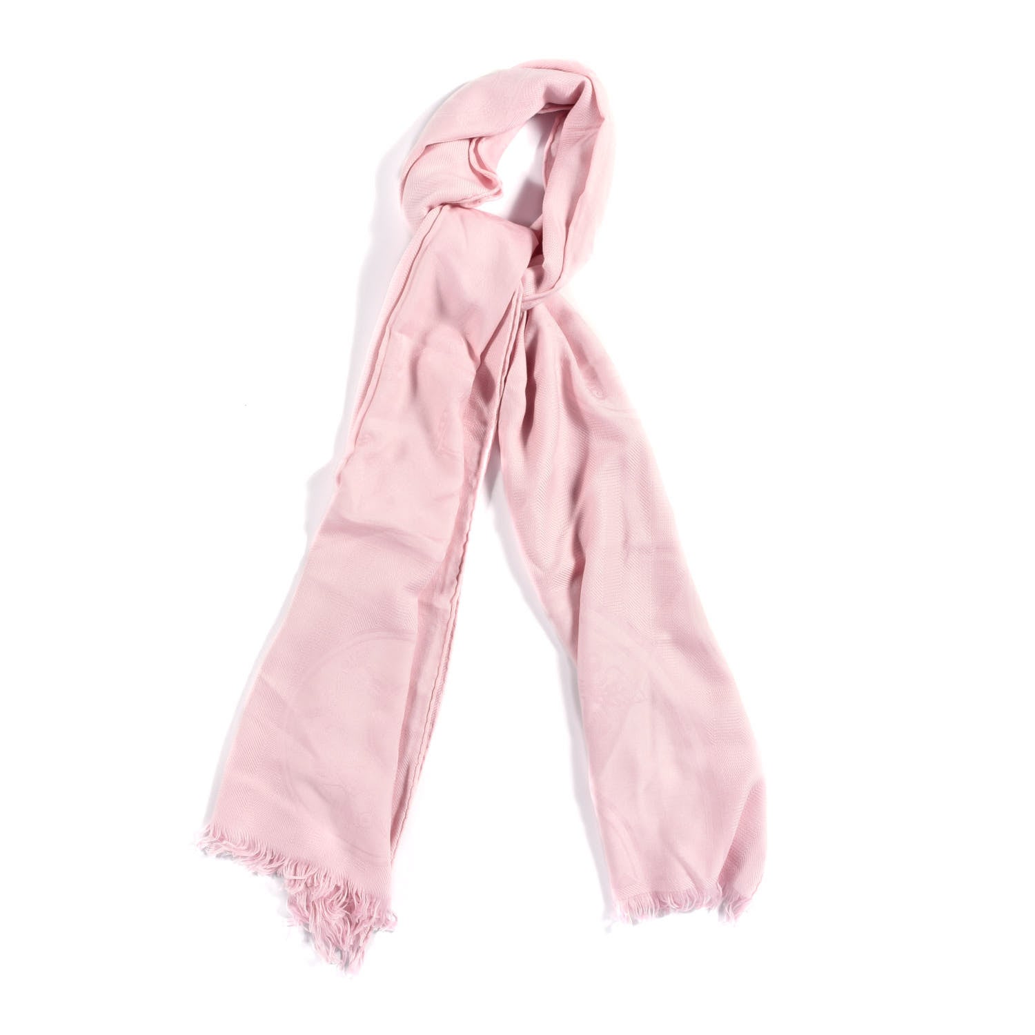 Hermes Cashmere Silk New Libris Stole Rose Petale 1 of 4