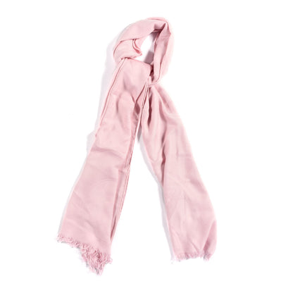 Hermes Cashmere Silk New Libris Stole Rose Petale 1 of 4