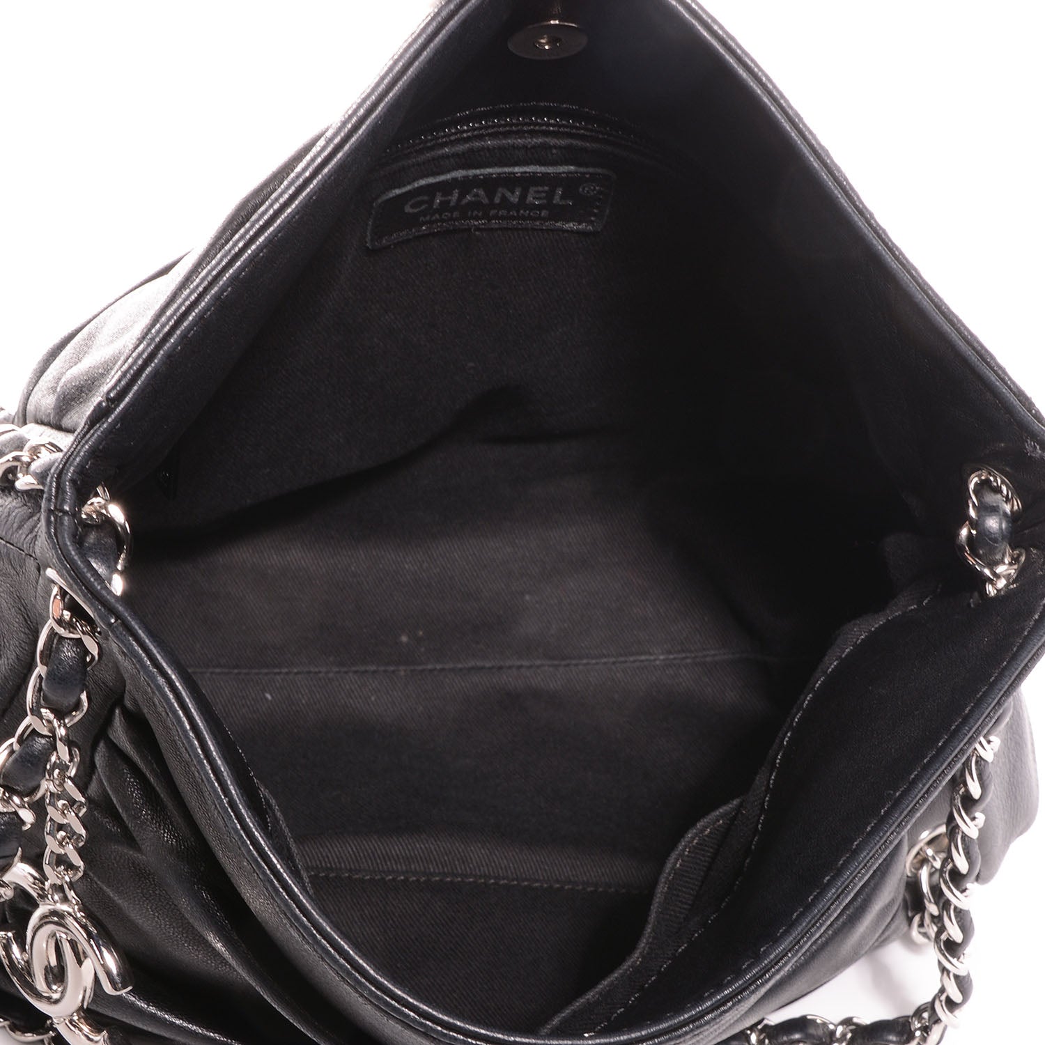Chanel Lambskin Small Sharpei Shoulder Bag Black 5 of 7