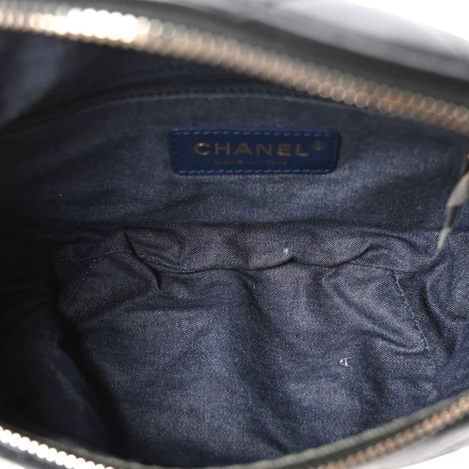Chanel Lambskin Quilted Resin Bi-Color Waist Bag Fanny Pack Black 4 of 9