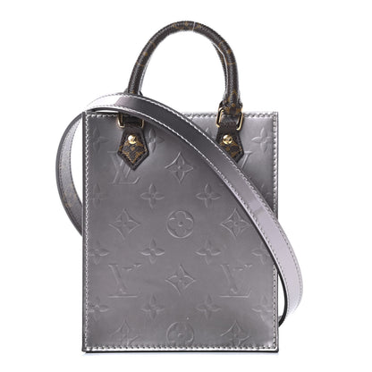 Louis Vuitton Vernis Monogram Petit Sac Plat Taupe Metallise 1 of 10