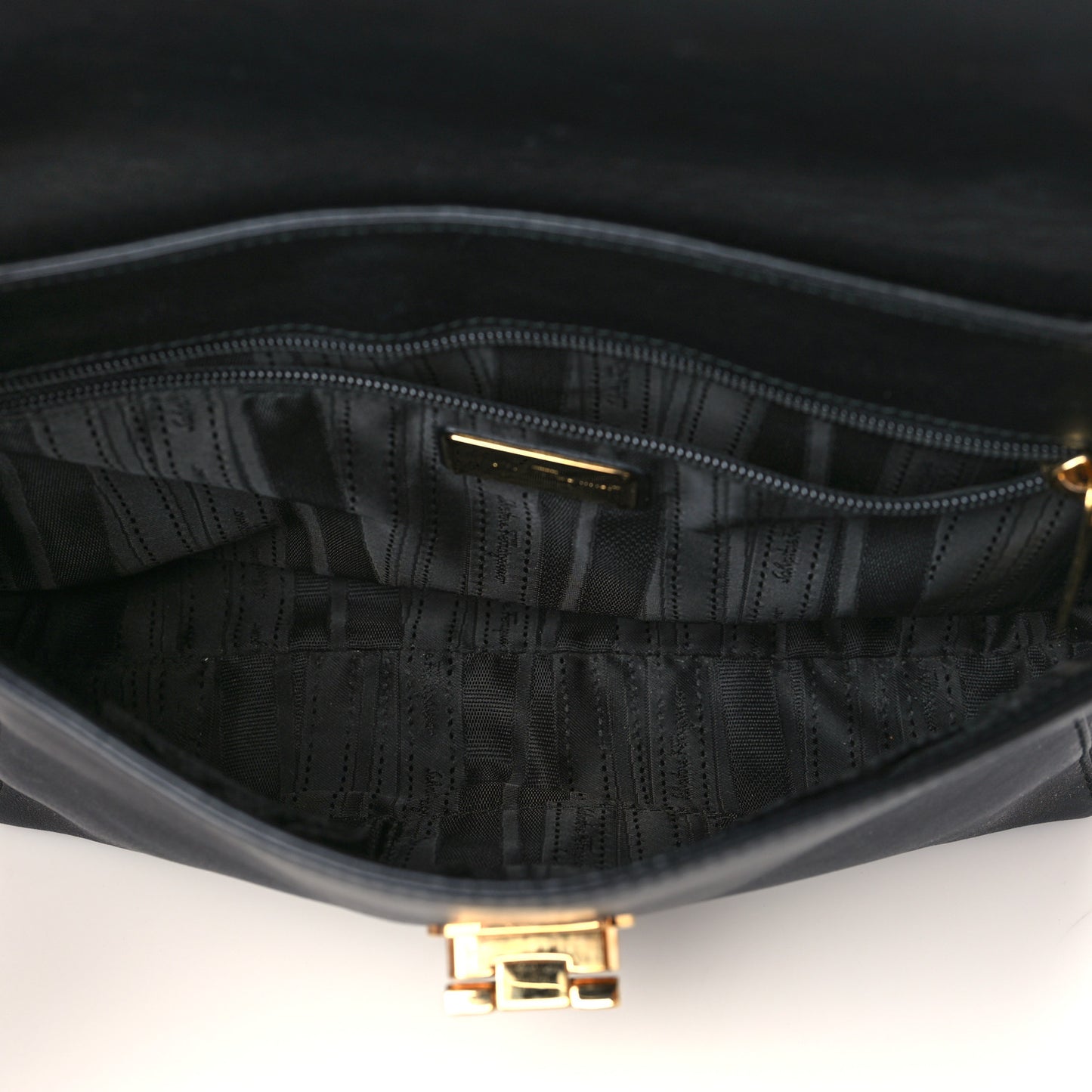 Calfskin Abbey Crossbody Black