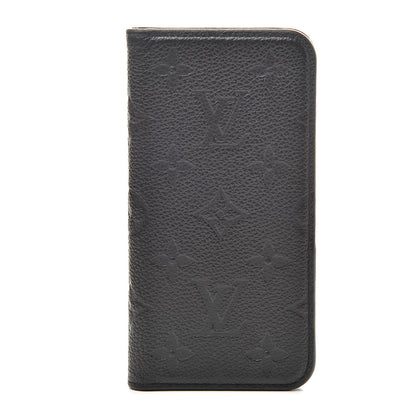 Louis Vuitton Empreinte iPhone X/XS Folio Case Black 1 of 8