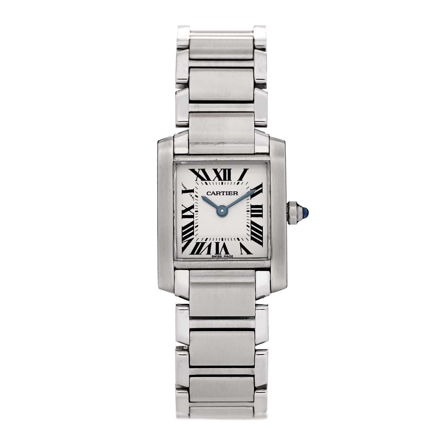 Cartier Stainless Steel 20mm Tank Francaise Quartz Watch 1 of 4