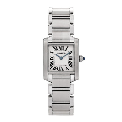 Cartier Stainless Steel 20mm Tank Francaise Quartz Watch 1 of 4