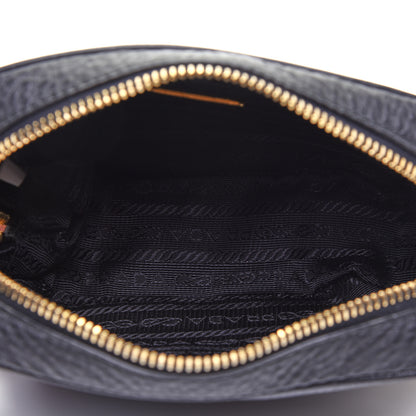 Prada Vitello Daino Mini Camera Crossbody Black 5 of 12