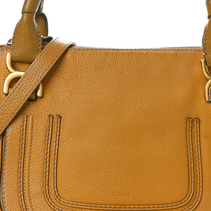 Chloe Calfskin Medium Marcie Satchel Sand Shell 8 of 15