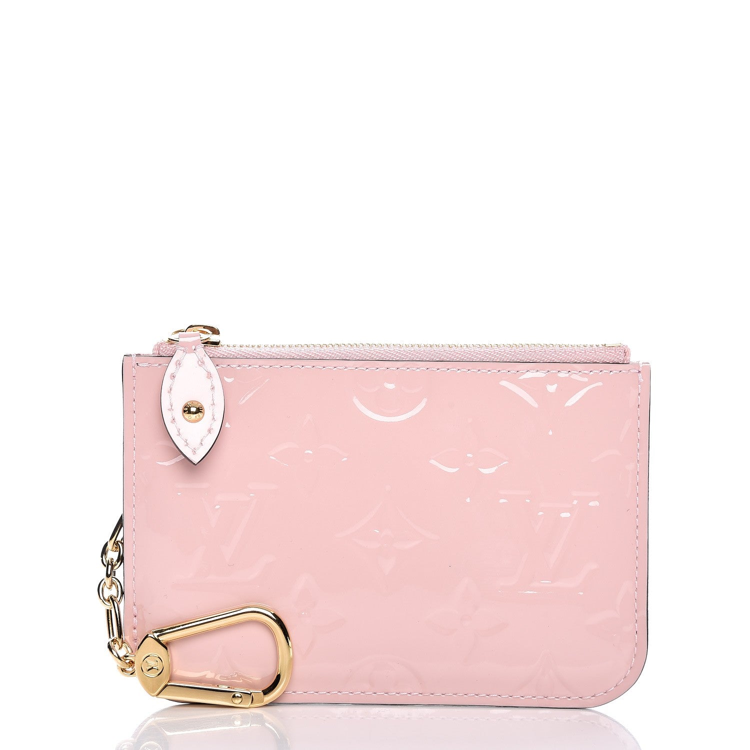 Louis Vuitton Vernis Key Pouch Rose Ballerine 1 of 6