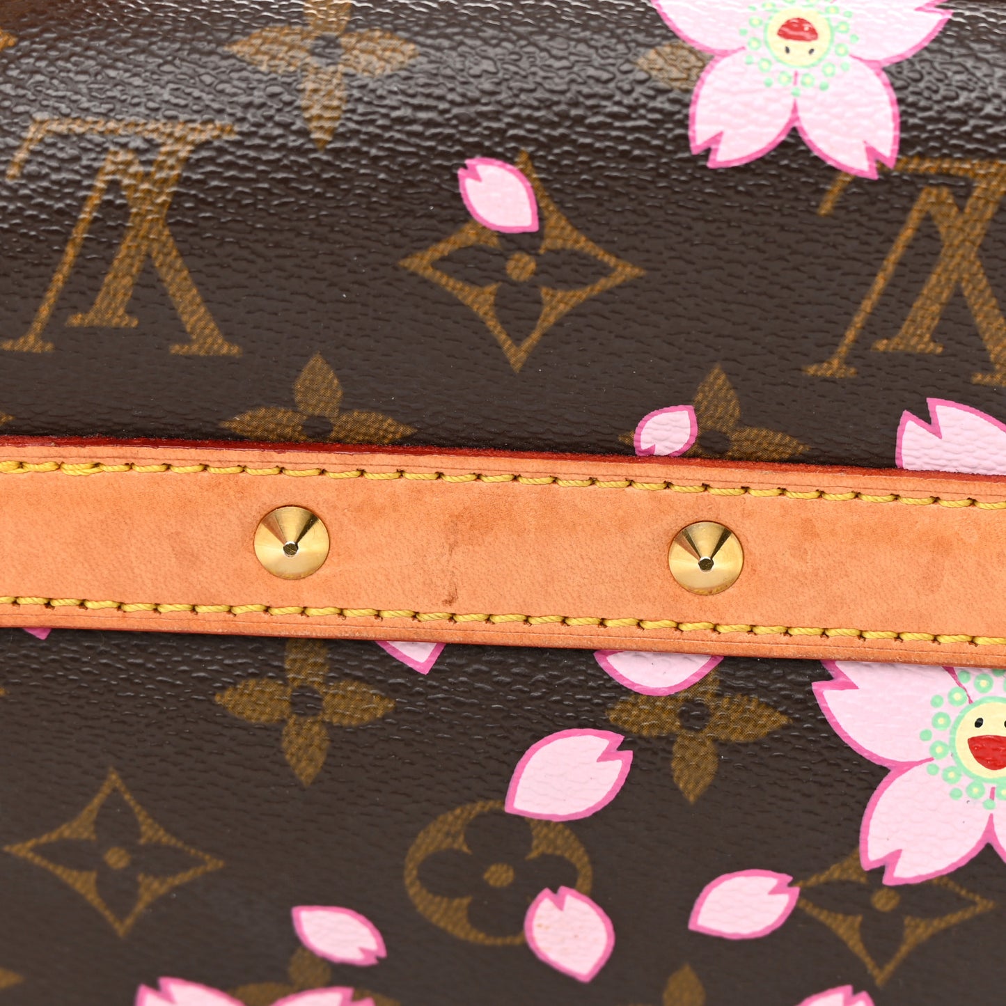 Monogram Cherry Blossom Sac Retro Bag Brown