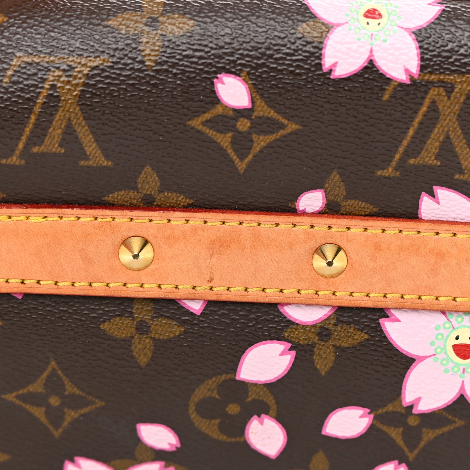 Louis Vuitton Monogram Cherry Blossom Sac Retro Bag Brown 15 of 16
