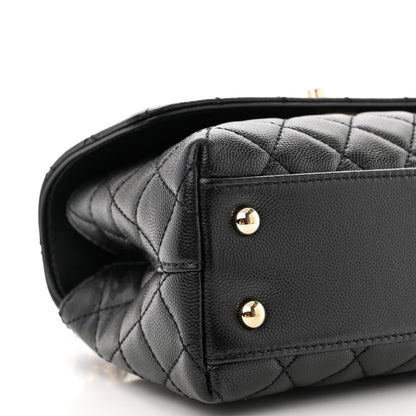 Chanel Caviar Quilted Mini Coco Handle Flap Black 9 of 11