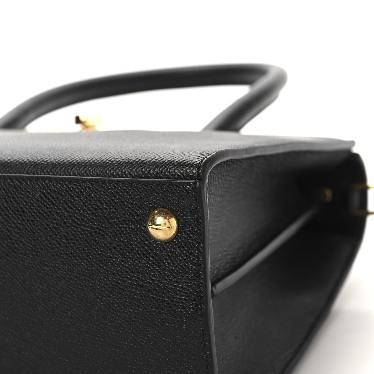 Christian Dior Grained Calfskin Medium St. Honore Tote Black 9 of 11