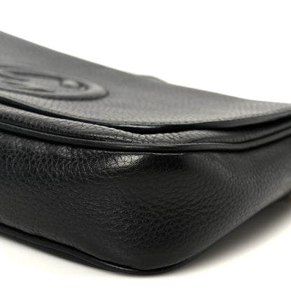 Gucci Pebbled Calfskin Medium Soho Flap Crossbody Black 11 of 11