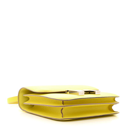 Hermes Epsom Constance 18 Lime 4 of 12