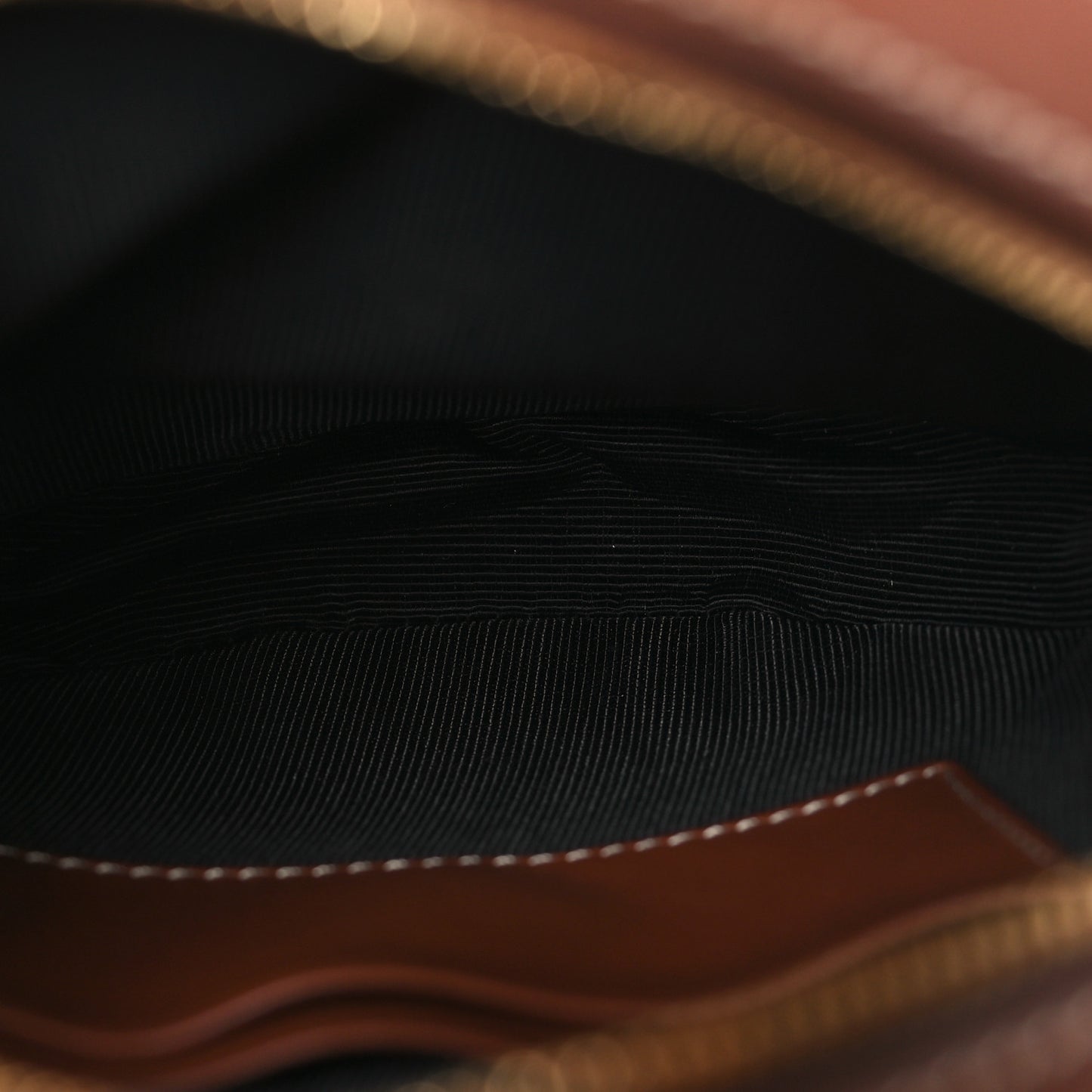 Canvas Calfskin Louise Bag Natural