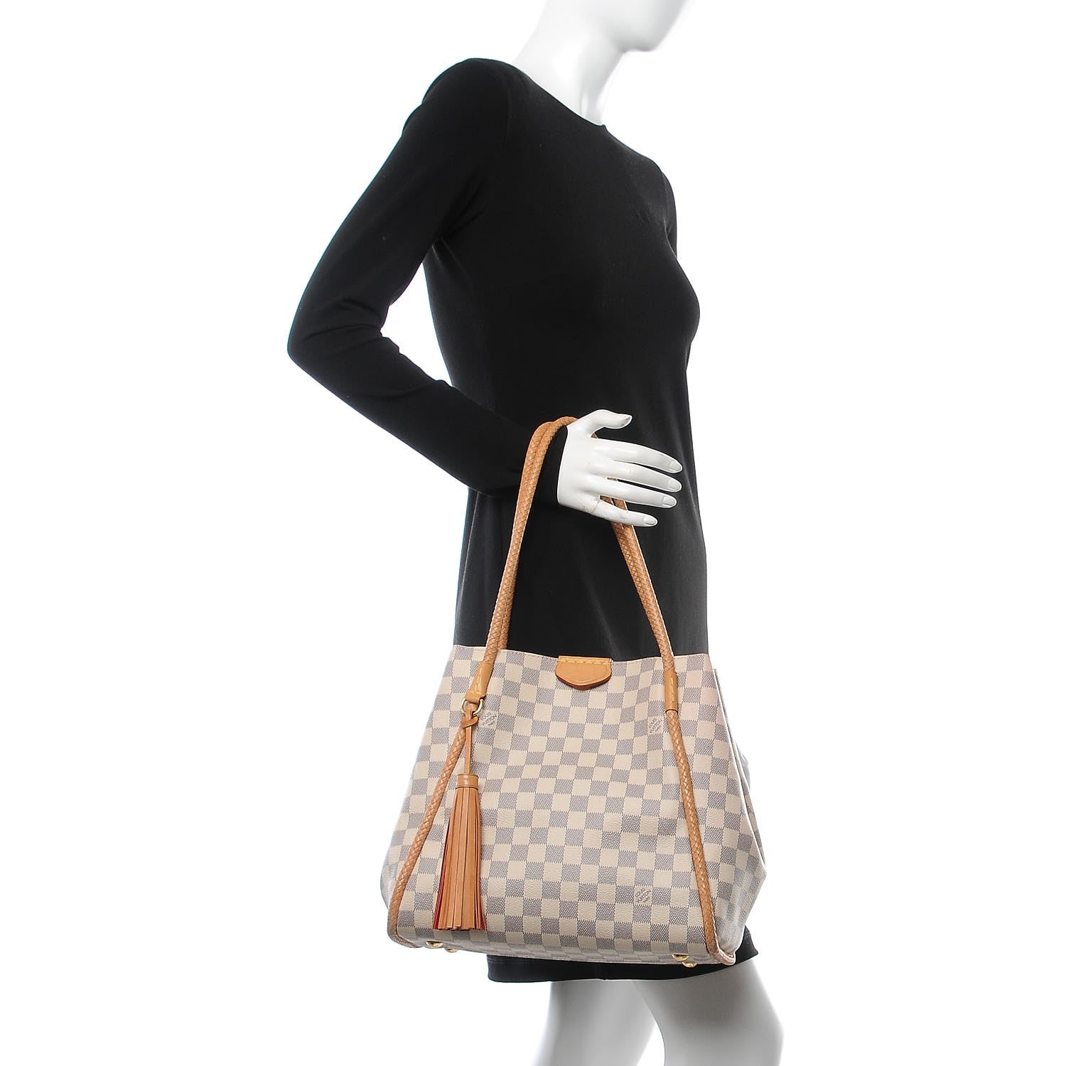 Louis Vuitton Damier Azur Propriano Rose Ballerine 2 of 9