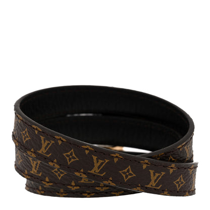 Louis Vuitton Monogram Double Wrap Bracelet 17 3 of 4