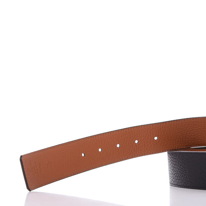 Louis Vuitton Taurillon Calfskin 40mm LV Initiales Reversible Belt 95 38 Black 5 of 6