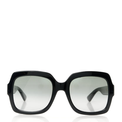 Gucci Acetate Square Frame Sunglasses GG0036S Black 2 of 9