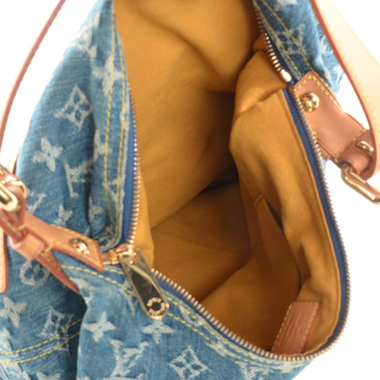 Louis Vuitton Denim Baggy GM Blue 7 of 8