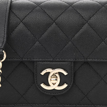 Chanel Caviar Quilted Like A Wallet Flap Black 7 of 10