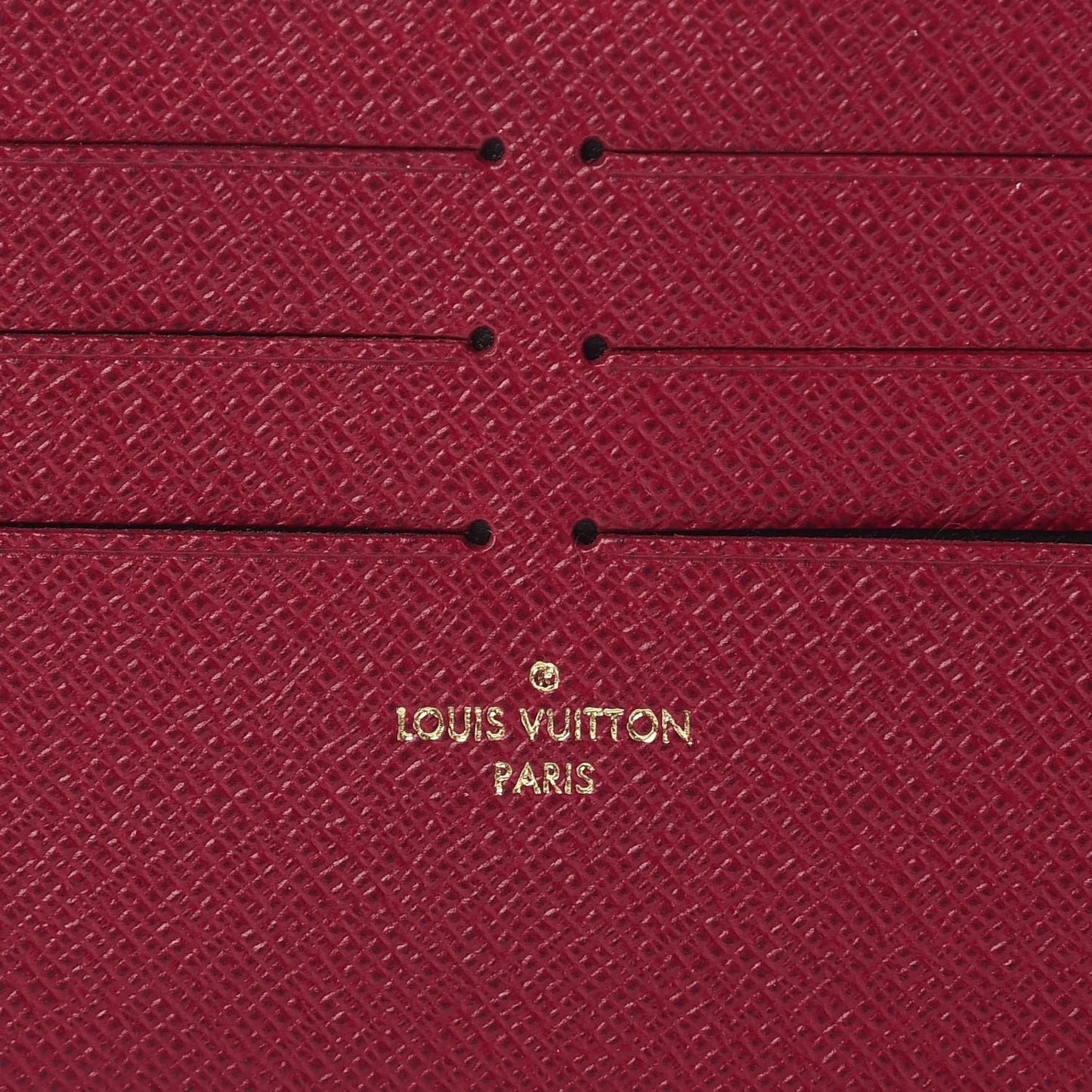 Calfskin Felicie Card Holder Insert Fuchsia