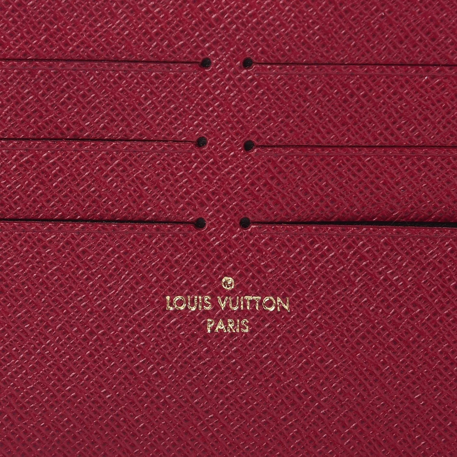Louis Vuitton Calfskin Felicie Card Holder Insert Fuchsia 6 of 7