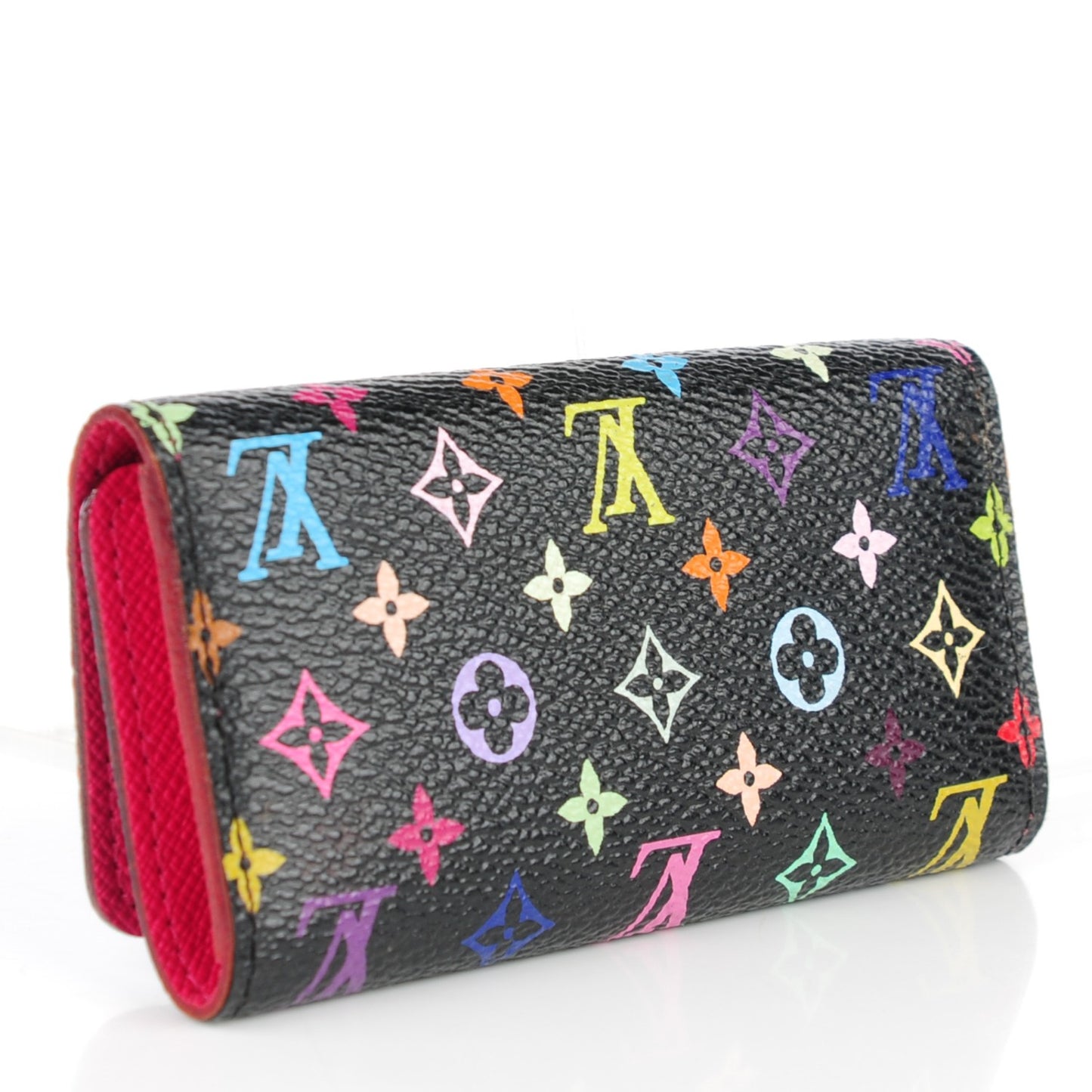 Monogram Multicolor Multicles 4 Key Holder Black Grenade