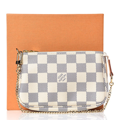 Louis Vuitton Damier Azur Mini Pochette Accessories 10 of 10