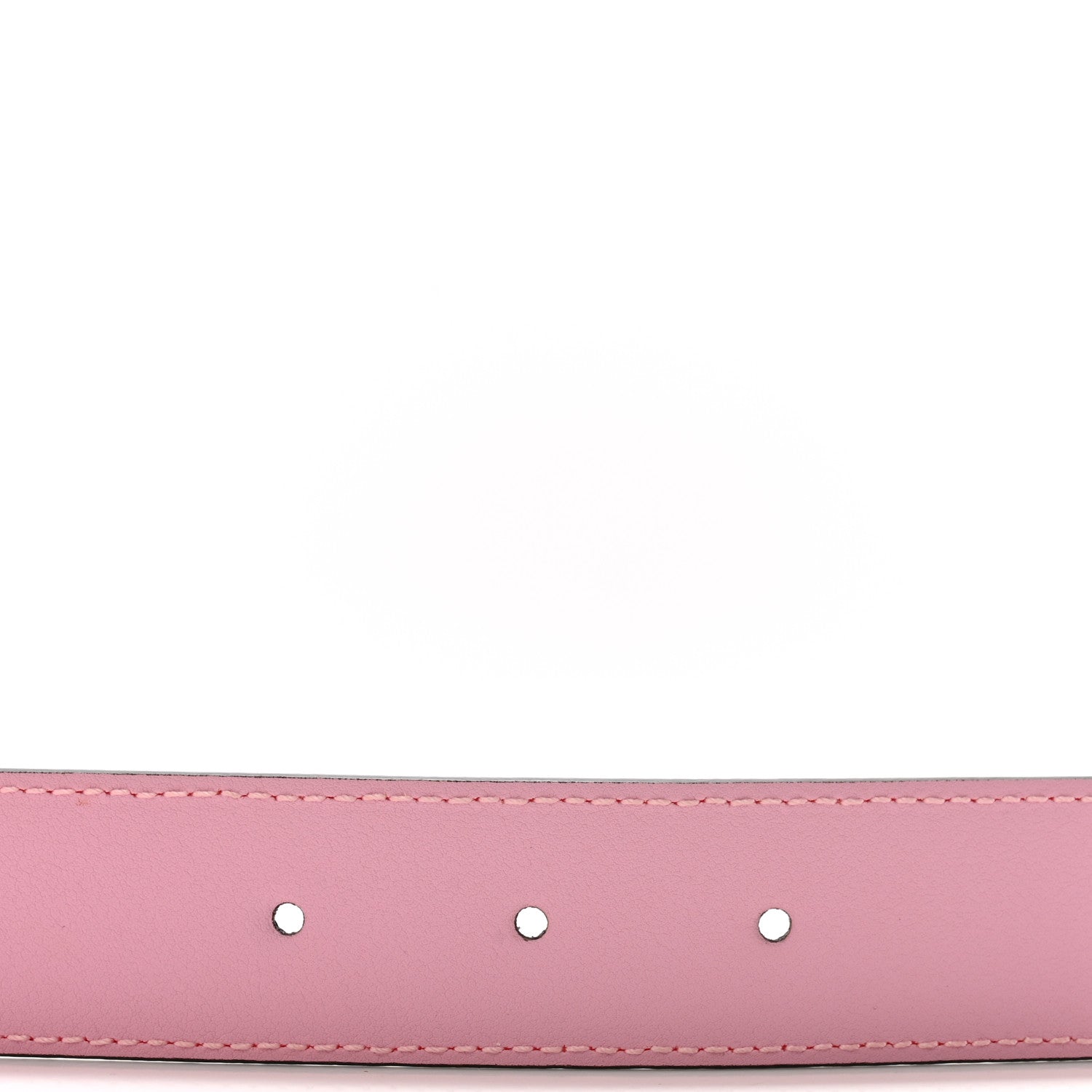 Gucci Plutone Calfskin Enamel Crystal Square G Snake 30mm Belt 80 32 Sugar Pink 4 of 6