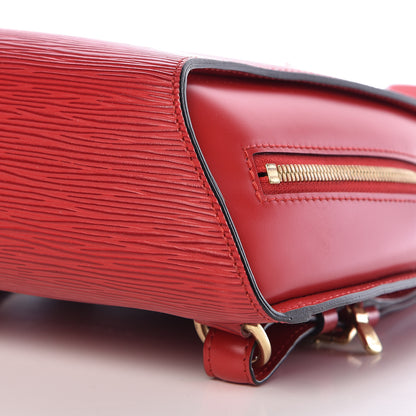 Louis Vuitton Epi Mabillon Backpack Castillan Red 8 of 9