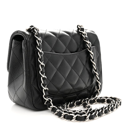 Chanel Caviar Quilted Mini Square Flap Black 3 of 10