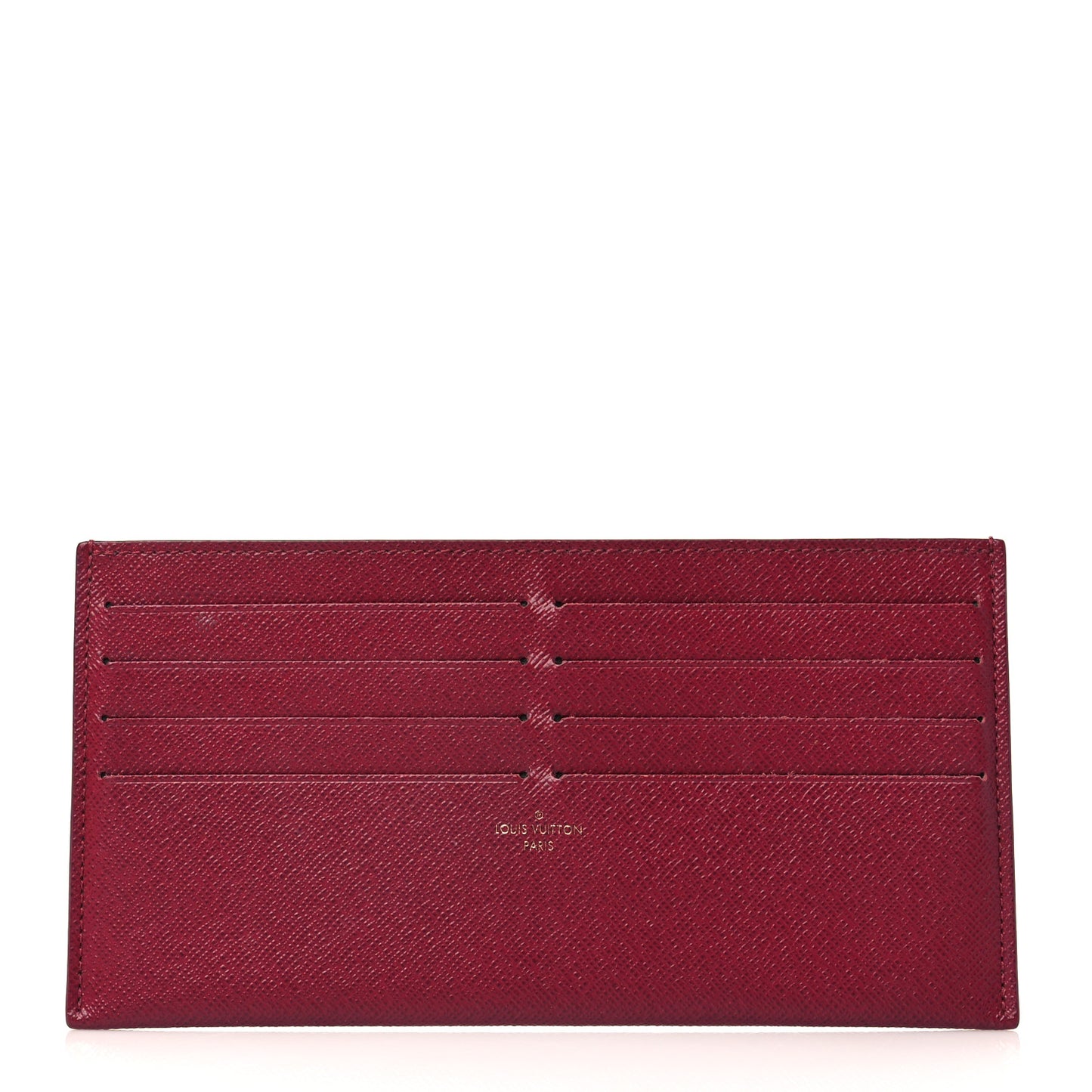 Calfskin Felicie Card Holder Insert Fuchsia