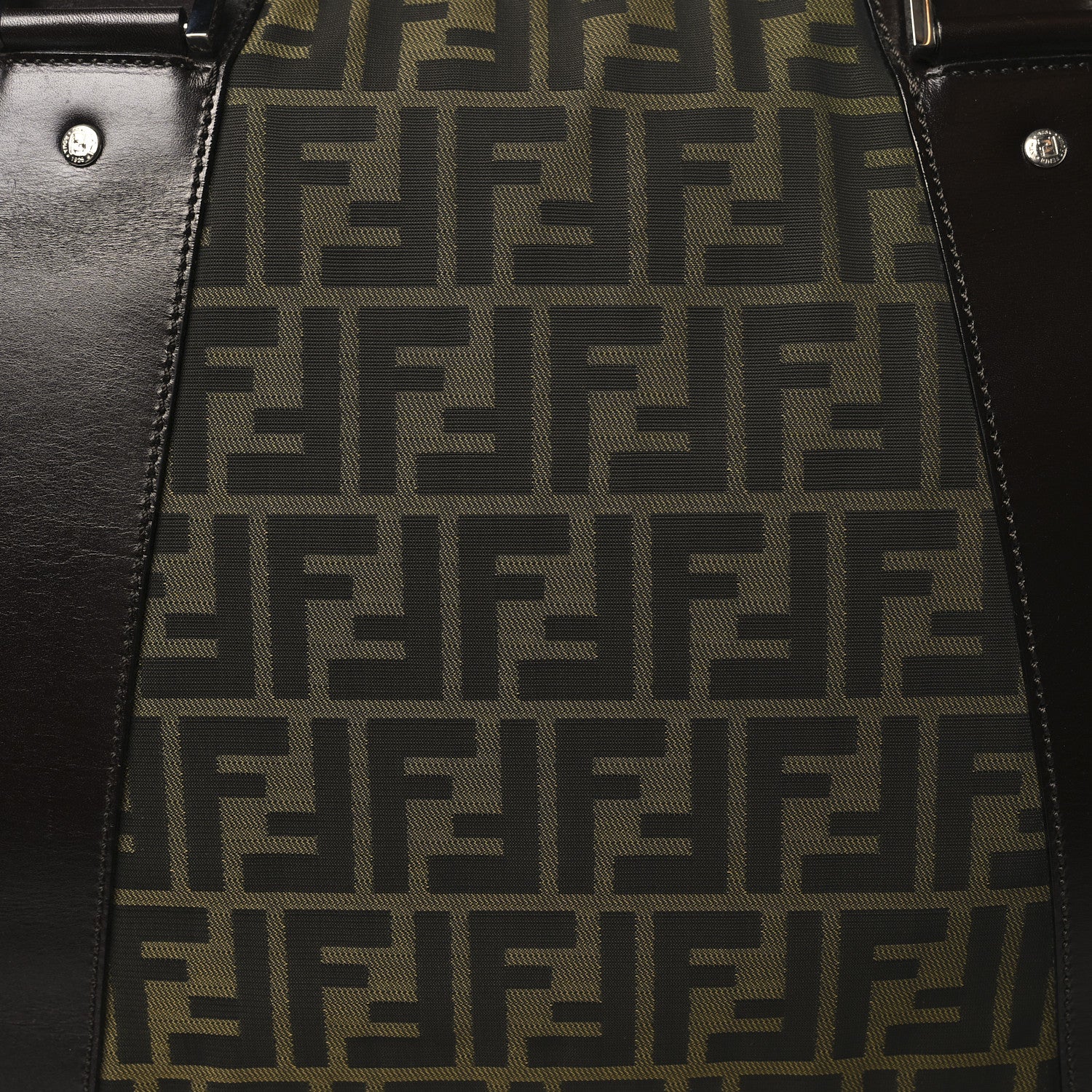 Fendi Zucca Duffle Bag Tobacco 6 of 11