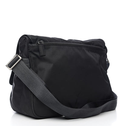 Prada Nylon Vela Messenger Bag Black 2 of 8