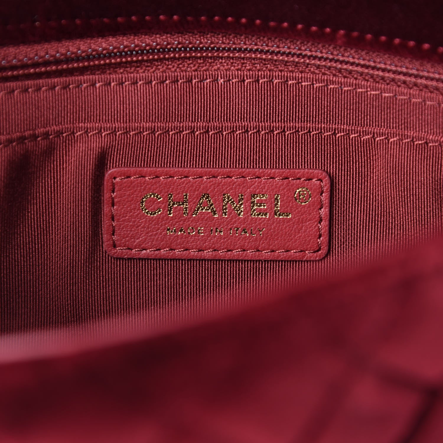 Chanel Velvet Quilted Mini Rectangular Pearl Crush Flap Burgundy 8 of 10