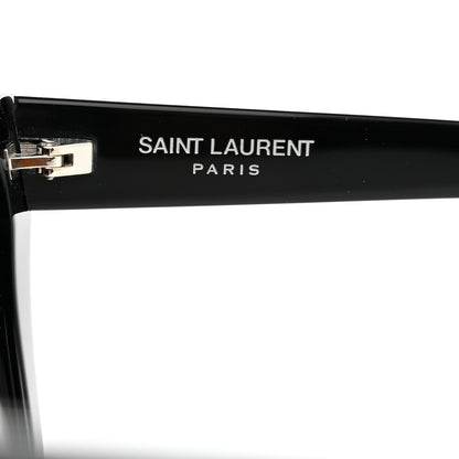 Saint Laurent Acetate Mica Cat Eye Sunglasses SL 276 Black 6 of 8