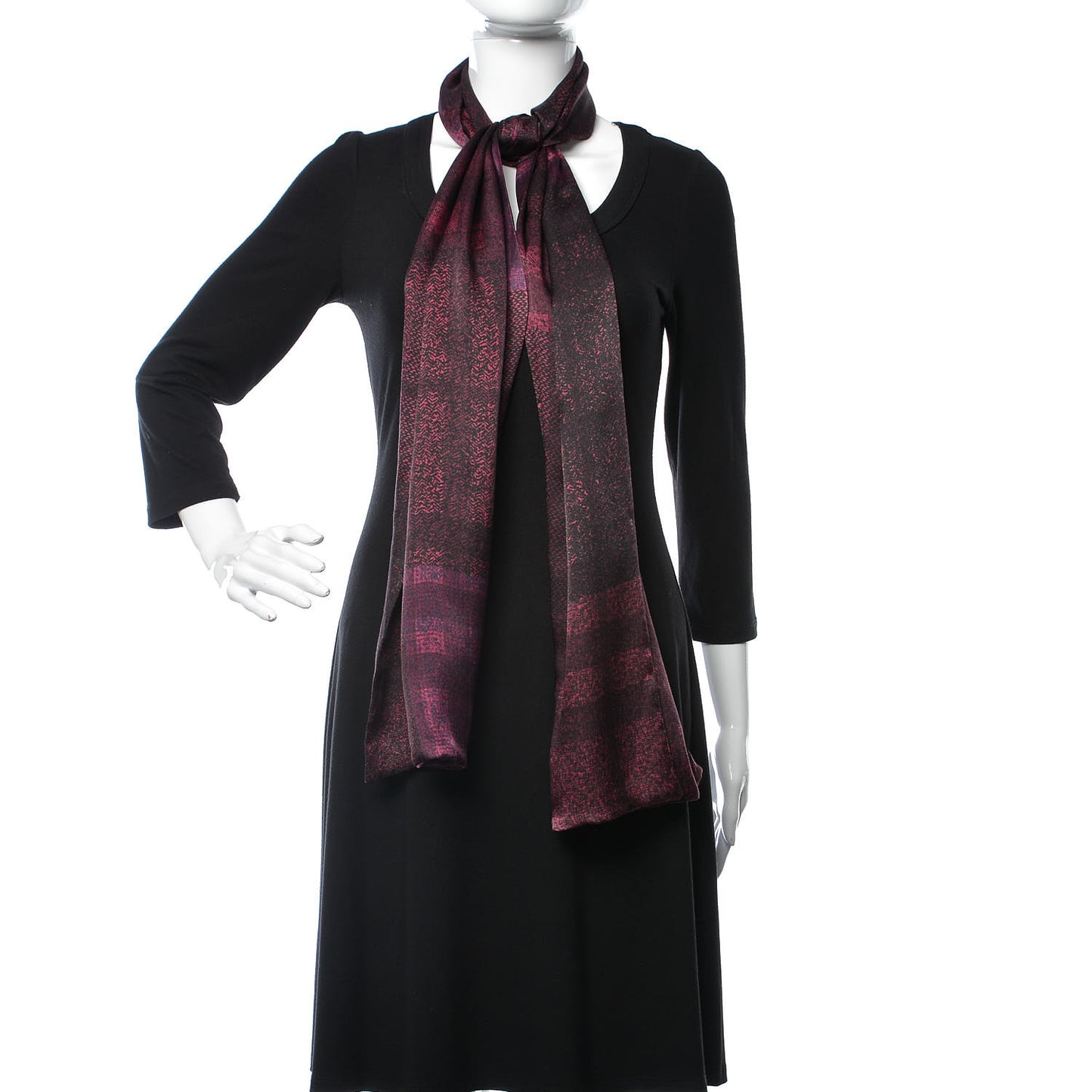 Silk Scarf Purple