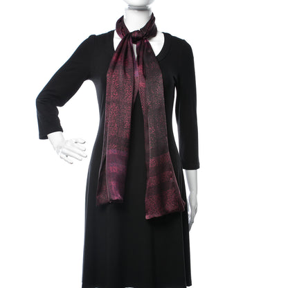Burberry Silk Scarf Purple 2 of 4