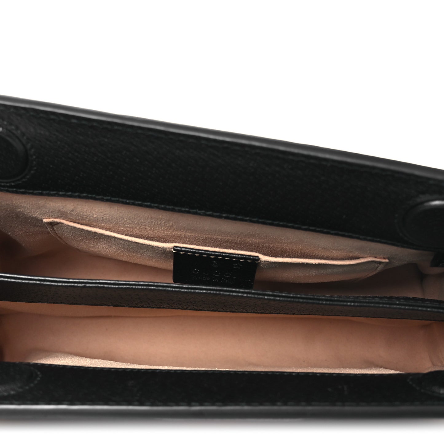 Calfskin GG Web Small Ophidia Chain Shoulder Bag Black