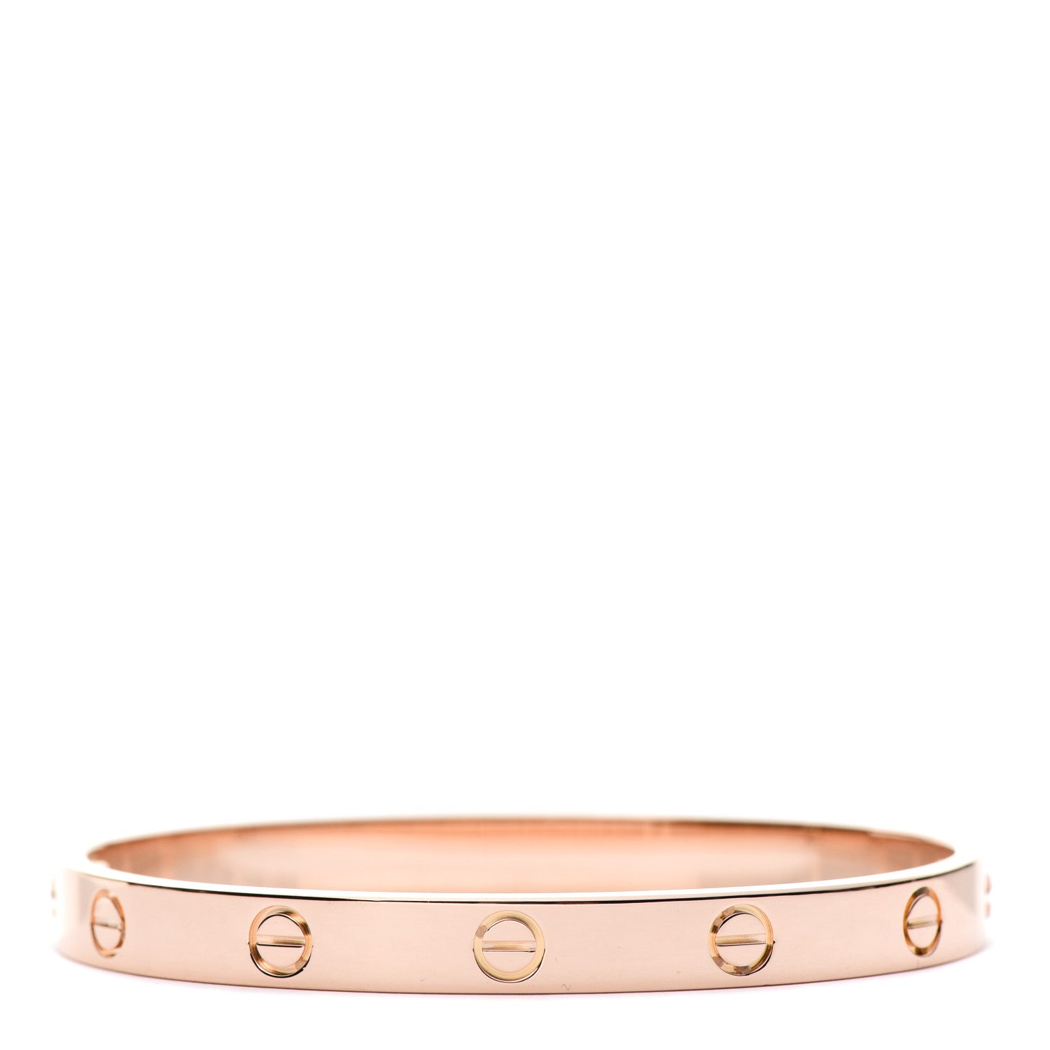 Cartier 18K Pink Gold LOVE Bracelet 17 3 of 7