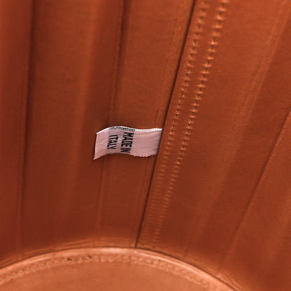 Mansur Gavriel Vegetable Tanned Calfskin Pleated Bucket Bag Camello 6 of 10