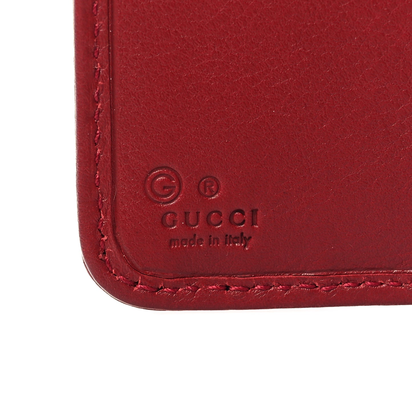 Soft Microssima Continental Zip Wallet Red