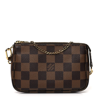 Louis Vuitton Damier Ebene Mini Pochette Accessories 1 of 9
