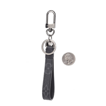 Louis Vuitton Monogram Eclipse Dragonne Bag Charm Key Holder 2 of 3