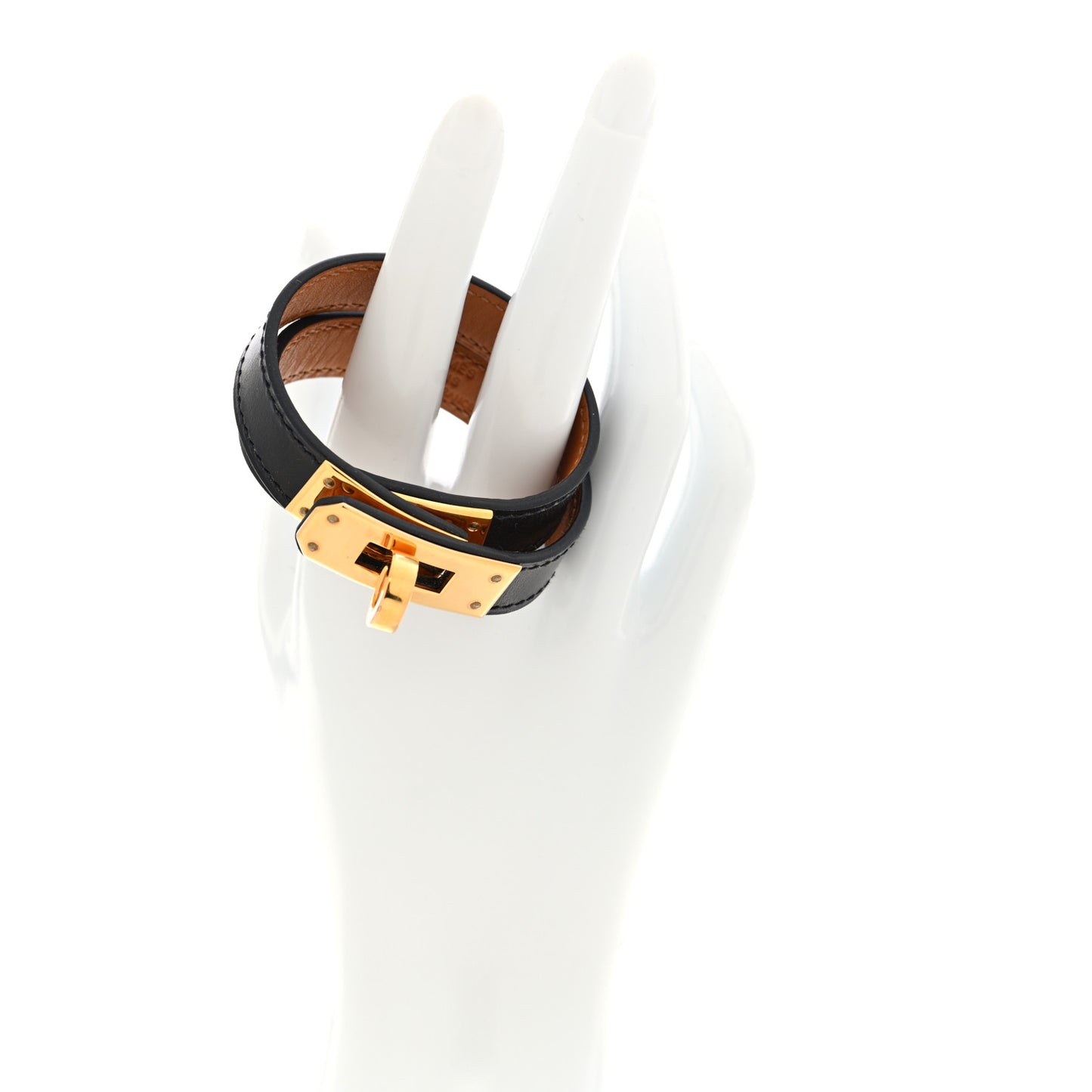 Box Kelly Double Tour Bracelet XS Black