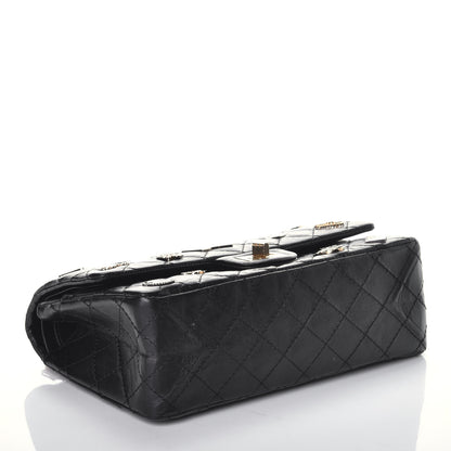 Chanel Aged Calfskin Casino 2.55 Reissue 224 Flap Black 4 of 8
