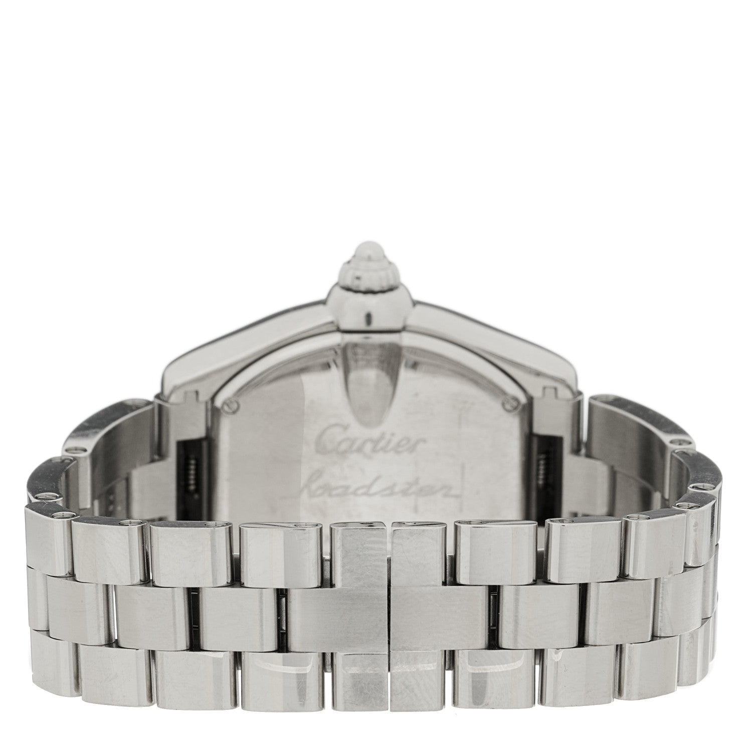 Cartier Stainless Steel 31mm Roadster Quartz Watch Pink 3 of 4