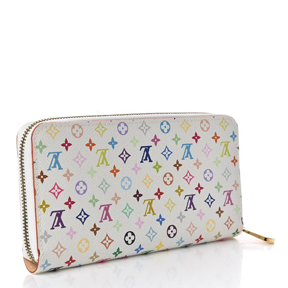 Louis Vuitton Monogram Multicolor Zippy Wallet White 3 of 8