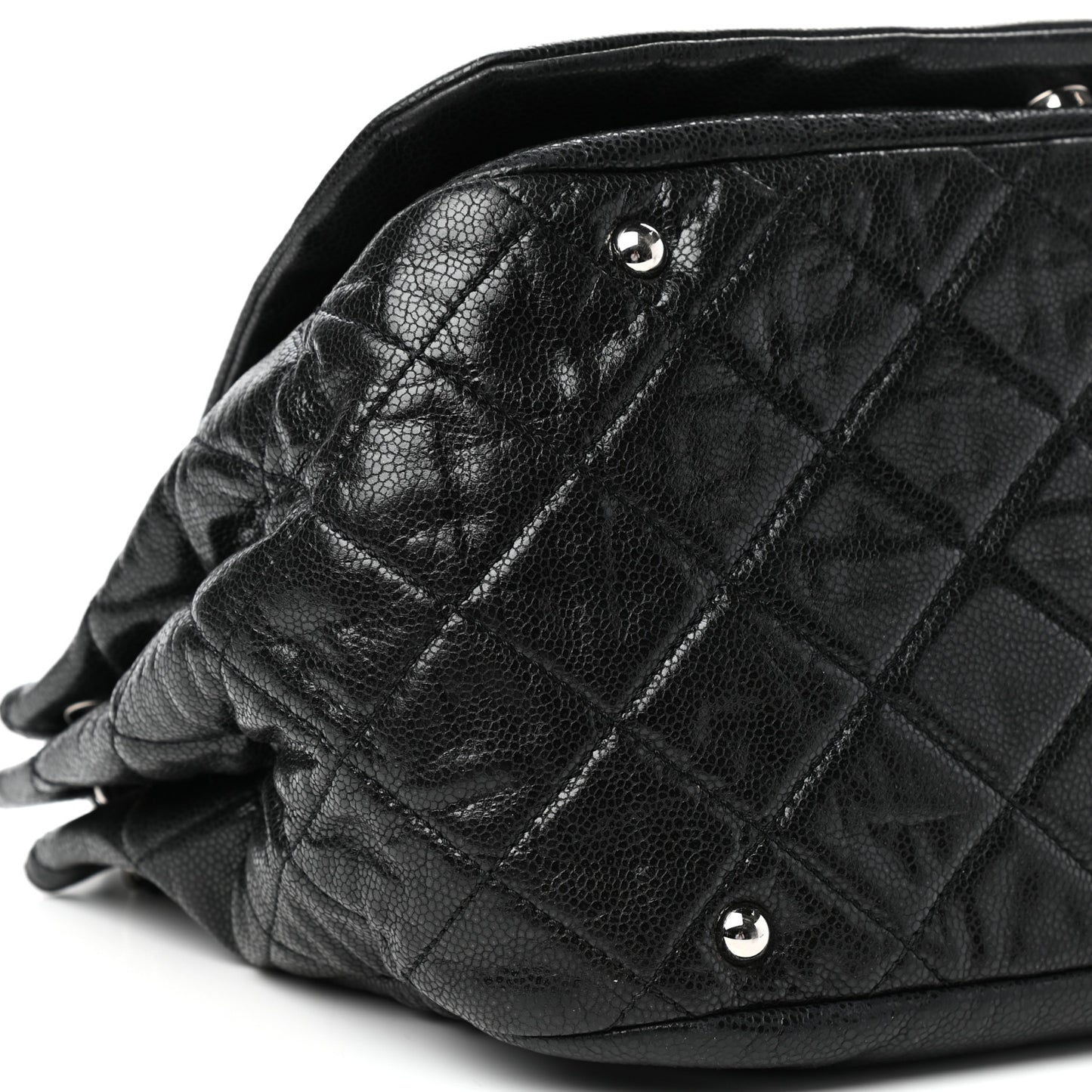 Caviar Timeless CC Accordion Flap Black